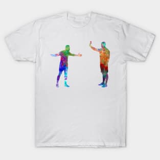 Soccer referee in watercolor T-Shirt